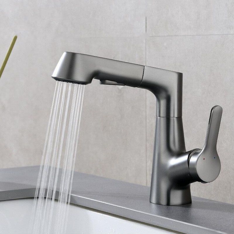 Contemporary Style Faucets Centerset Lever Handles Faucets for Bathroom Clearhalo 'Accueil' 'Amélioration Domiciliaire' 'bathroom_sink_faucets' 'Ensembles de Lavabo & de Robinet de Toilette' 'home_improvement' 'home_improvement_bathroom_sink_faucets' 'Robinet de Lavabo de Salle de Bain' 'Rénovation et Équipement de Salle de Bain' 1200x1200_96e3aa26-0f71-4eeb-8c2d-bfa660616df1