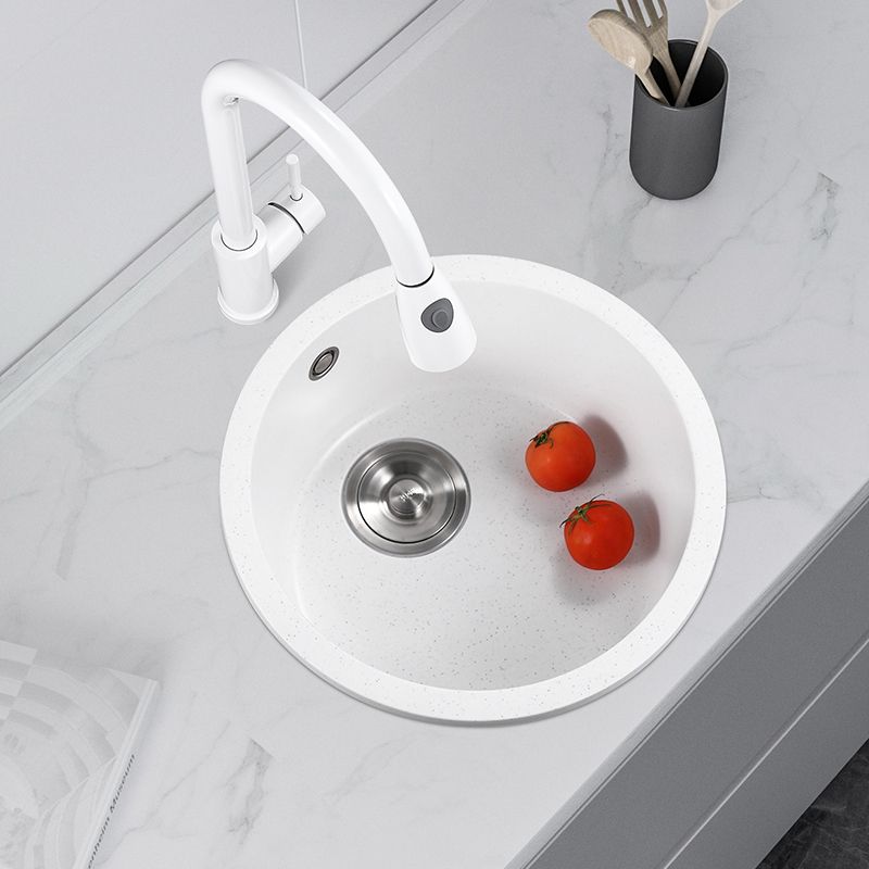 Single Bowl Kitchen Sink Modern Quartz Kitchen Sink with Round Shape Clearhalo 'Home Improvement' 'home_improvement' 'home_improvement_kitchen_sinks' 'Kitchen Remodel & Kitchen Fixtures' 'Kitchen Sinks & Faucet Components' 'Kitchen Sinks' 'kitchen_sinks' 1200x1200_96e82fd7-c806-427e-a678-a82d0562213a