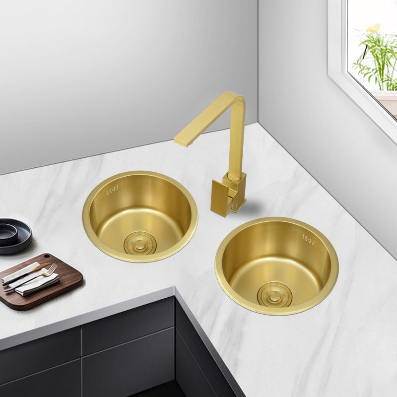 Golden Round Stainless Steel Drop-In Kitchen Sink with Drain Assembly Clearhalo 'Home Improvement' 'home_improvement' 'home_improvement_kitchen_sinks' 'Kitchen Remodel & Kitchen Fixtures' 'Kitchen Sinks & Faucet Components' 'Kitchen Sinks' 'kitchen_sinks' 1200x1200_96f23bf0-a292-4450-8865-29e292601ad6