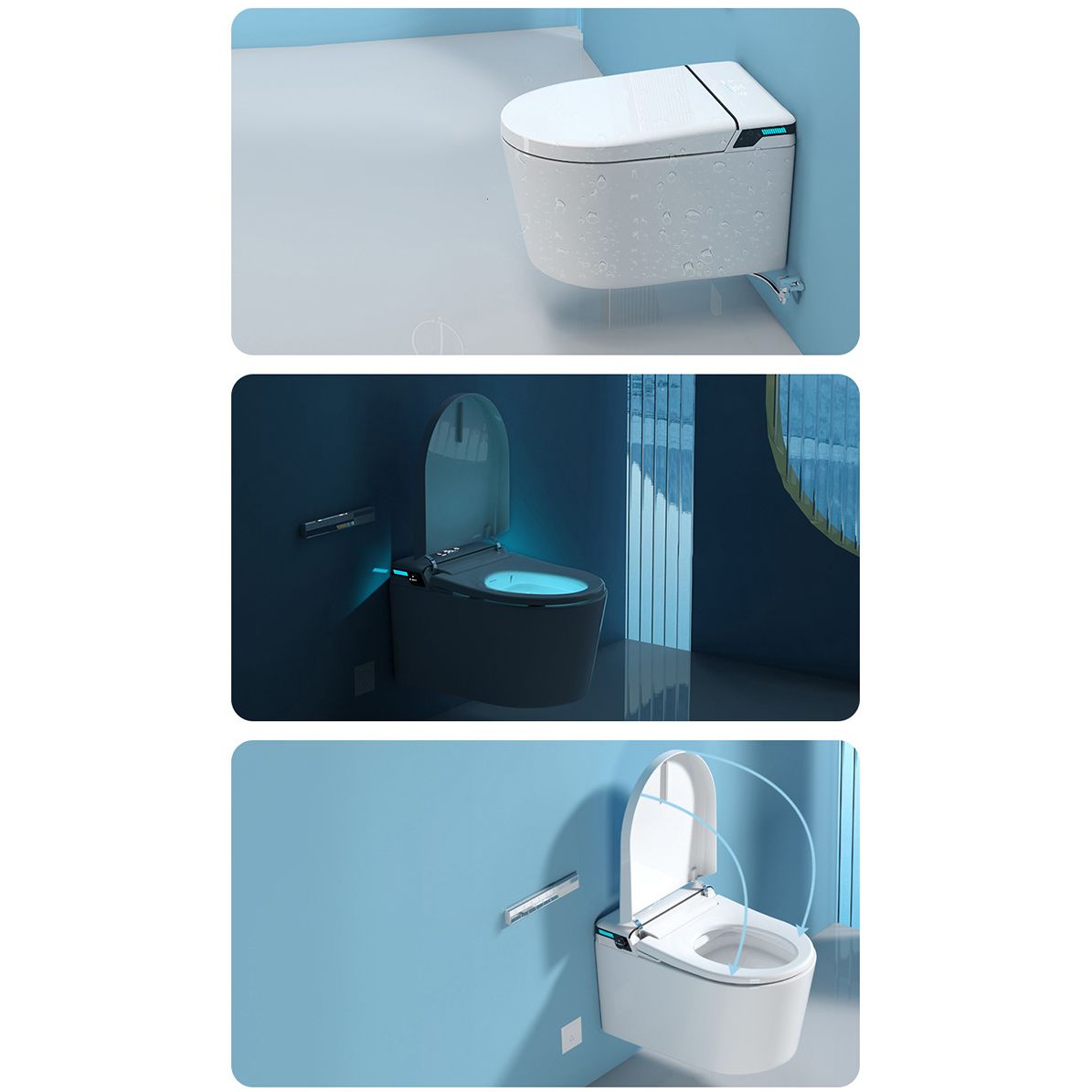 All-In-One Wall Mount Toilet Porcelain Contemporary Toilet Bowl Clearhalo 'Bathroom Remodel & Bathroom Fixtures' 'Home Improvement' 'home_improvement' 'home_improvement_toilets' 'Toilets & Bidets' 'Toilets' 1200x1200_97021df8-5fbd-4f8e-b5e8-885e40072b32