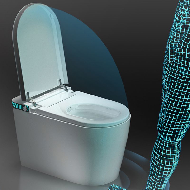 White Temperature Control Bidet Elongated Toilet Seat Bidet with Heated Seat Clearhalo 'Bathroom Remodel & Bathroom Fixtures' 'Bidets' 'Home Improvement' 'home_improvement' 'home_improvement_bidets' 'Toilets & Bidets' 1200x1200_97072743-7b49-41f1-ac0c-a83c61825f3d