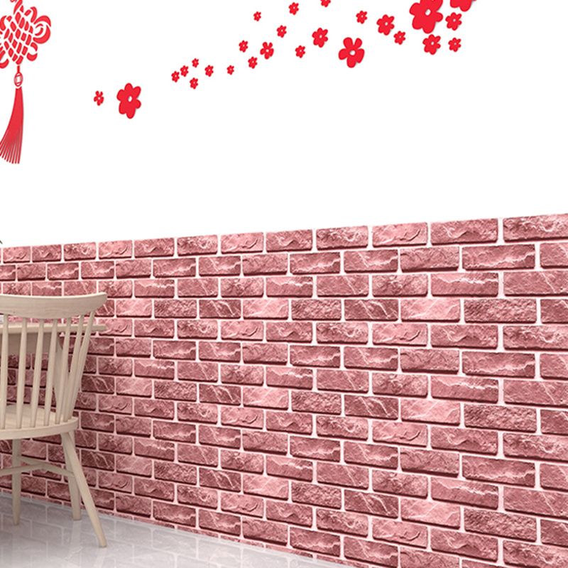 Industrial Wall Ceiling 3D Artificial Brick Living Room Peel and Stick Paneling (5-Pack) Clearhalo 'Flooring 'Home Improvement' 'home_improvement' 'home_improvement_wall_paneling' 'Wall Paneling' 'wall_paneling' 'Walls & Ceilings' Walls and Ceiling' 1200x1200_97160192-94a8-4c94-97dc-a833d33d3197