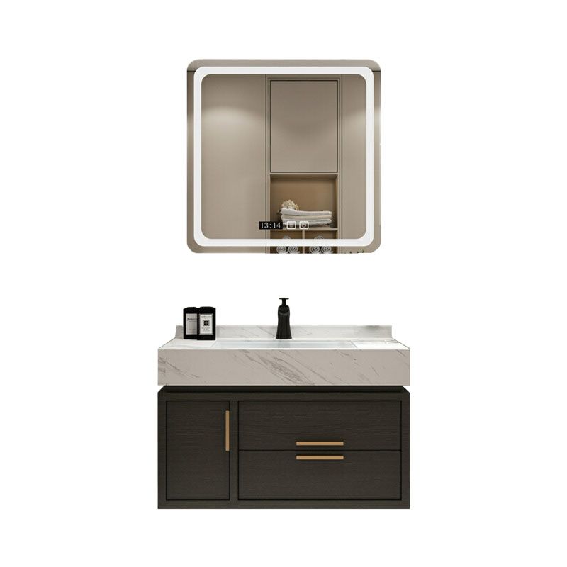 Wall Mount Mirror Included Bath Vanity with Faucet Doors for Bathroom Clearhalo 'Bathroom Remodel & Bathroom Fixtures' 'Bathroom Vanities' 'bathroom_vanities' 'Home Improvement' 'home_improvement' 'home_improvement_bathroom_vanities' 1200x1200_971611ba-836c-425c-aced-31c06074f6da