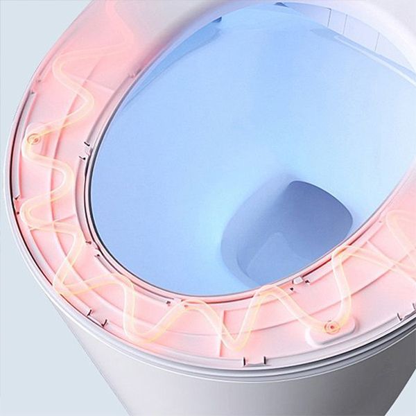 Modern Siphon Jet One Piece Toilet Bowl Heated Seat White Urine Toilet with Toilet Seat Clearhalo 'Bathroom Remodel & Bathroom Fixtures' 'Home Improvement' 'home_improvement' 'home_improvement_toilets' 'Toilets & Bidets' 'Toilets' 1200x1200_9722402f-5c4b-489c-9118-5490a14147b5