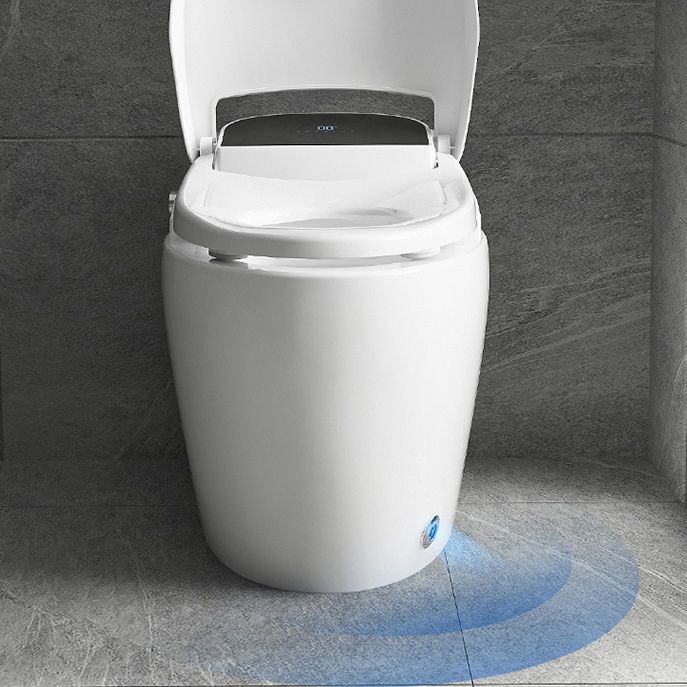 White Elongated Floor Standing Bidet Home Heated Seat All-in-One Bidet Clearhalo 'Bathroom Remodel & Bathroom Fixtures' 'Bidets' 'Home Improvement' 'home_improvement' 'home_improvement_bidets' 'Toilets & Bidets' 1200x1200_975a3c72-82cf-4044-b41e-6191619ac7cf