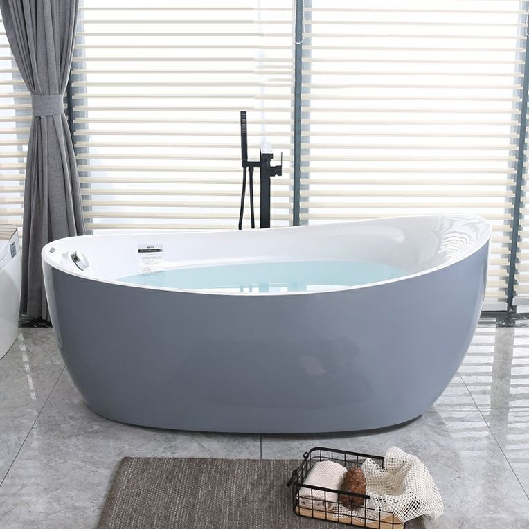 Modern 25.2-inch Tall Acrylic Bathtub Freestanding Soaking Bath (Board not Included) Clearhalo 'Bathroom Remodel & Bathroom Fixtures' 'Bathtubs' 'Home Improvement' 'home_improvement' 'home_improvement_bathtubs' 'Showers & Bathtubs' 1200x1200_97a08c07-9823-4704-b8db-d4bac9c433a9