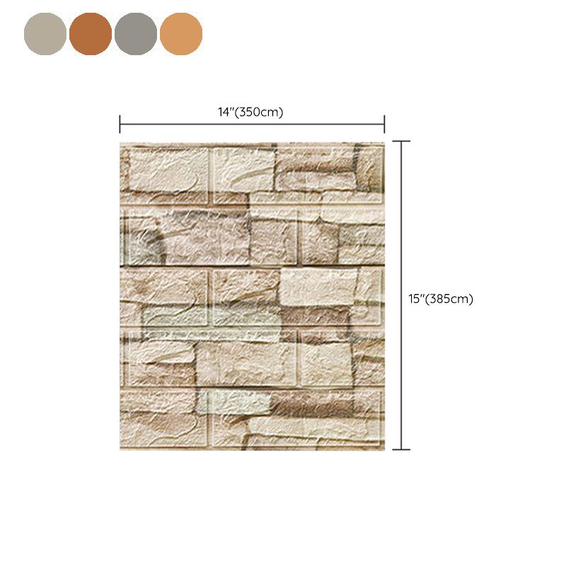 Farmhouse Wall Plank 3D Brick Living Room Wall Panels Set of 2 Clearhalo 'Flooring 'Home Improvement' 'home_improvement' 'home_improvement_wall_paneling' 'Wall Paneling' 'wall_paneling' 'Walls & Ceilings' Walls and Ceiling' 1200x1200_97cf13e4-5077-4474-ab28-d8c4ffda5a2d
