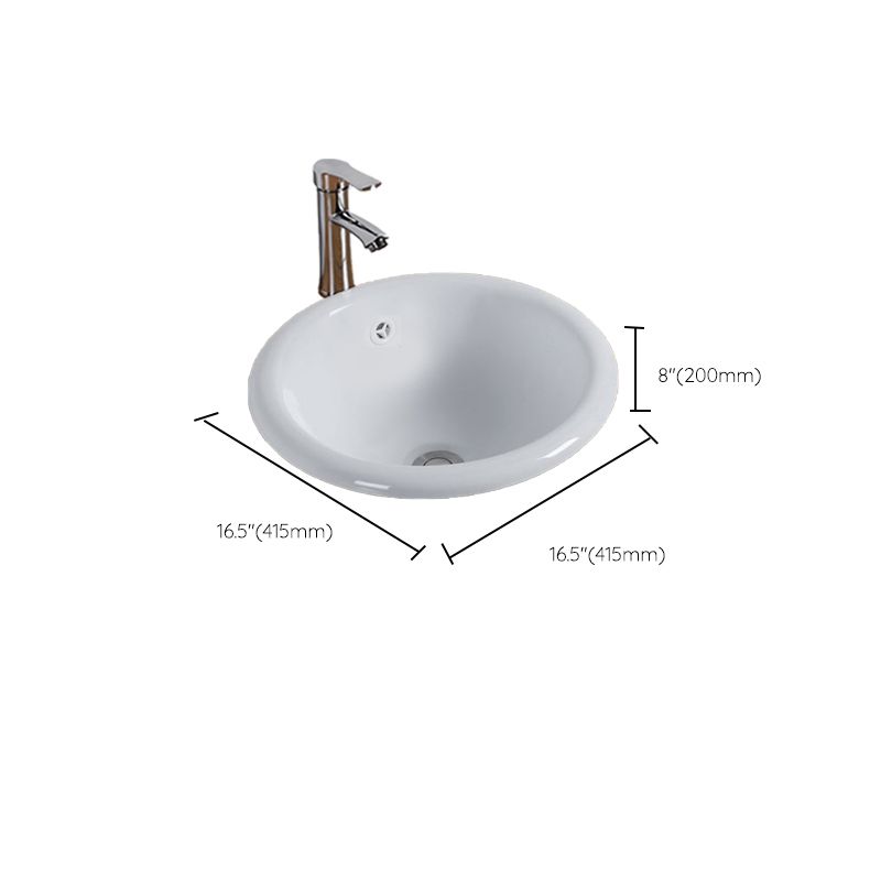 Modern Style Bathroom Sink Oval Porcelain Undermount Bathroom Sink Clearhalo 'Bathroom Remodel & Bathroom Fixtures' 'Bathroom Sinks & Faucet Components' 'Bathroom Sinks' 'bathroom_sink' 'Home Improvement' 'home_improvement' 'home_improvement_bathroom_sink' 1200x1200_980d33d7-3347-4925-af78-dfd2268af320