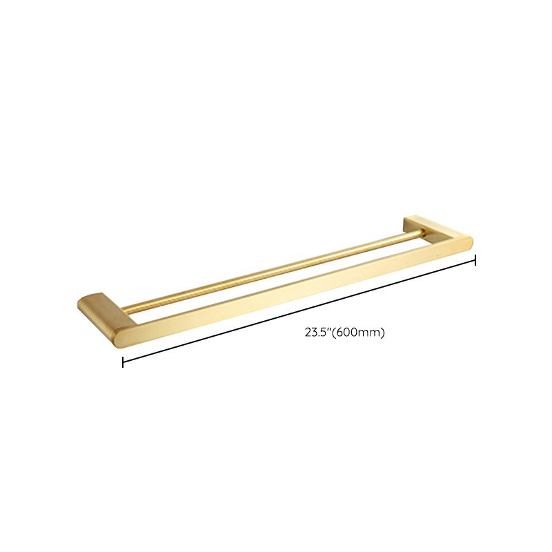 Modern Bathroom Hardware Set Gold Towel Bar Bath Hardware Set Clearhalo 'Bathroom Hardware Sets' 'Bathroom Hardware' 'Bathroom Remodel & Bathroom Fixtures' 'bathroom_hardware_sets' 'Home Improvement' 'home_improvement' 'home_improvement_bathroom_hardware_sets' 1200x1200_9839277d-1603-4882-aeed-f9f2c287b4b0