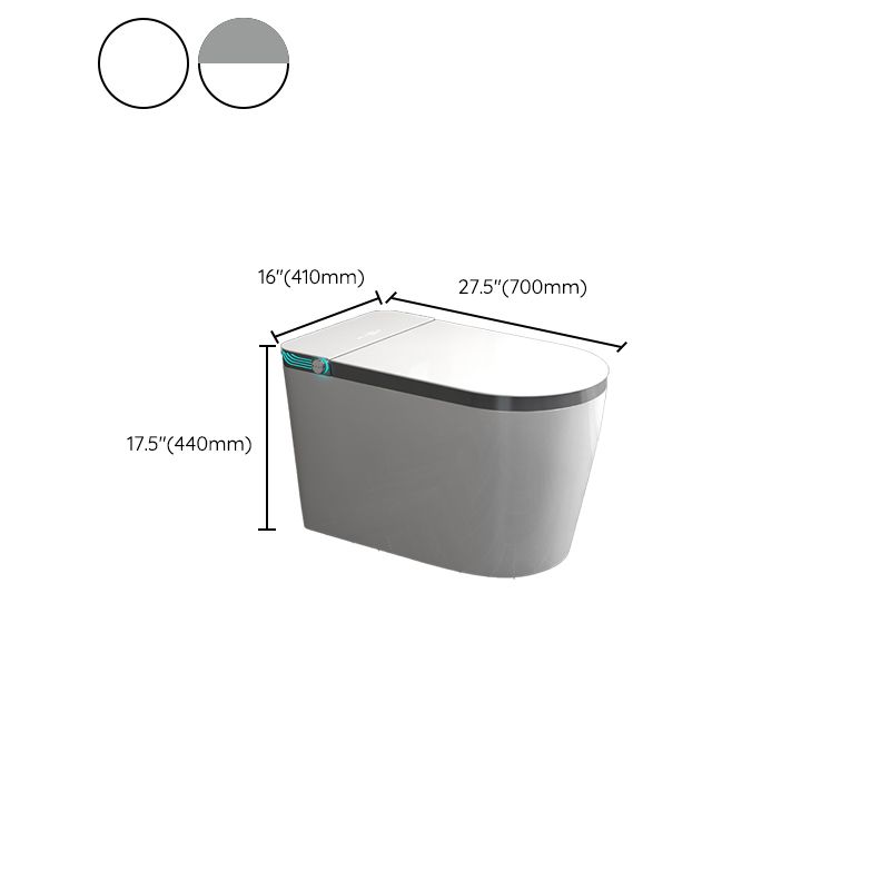 White Temperature Control Bidet Elongated Toilet Seat Bidet with Heated Seat Clearhalo 'Bathroom Remodel & Bathroom Fixtures' 'Bidets' 'Home Improvement' 'home_improvement' 'home_improvement_bidets' 'Toilets & Bidets' 1200x1200_985b3286-e5c8-4679-b95c-cf388c3f4de4