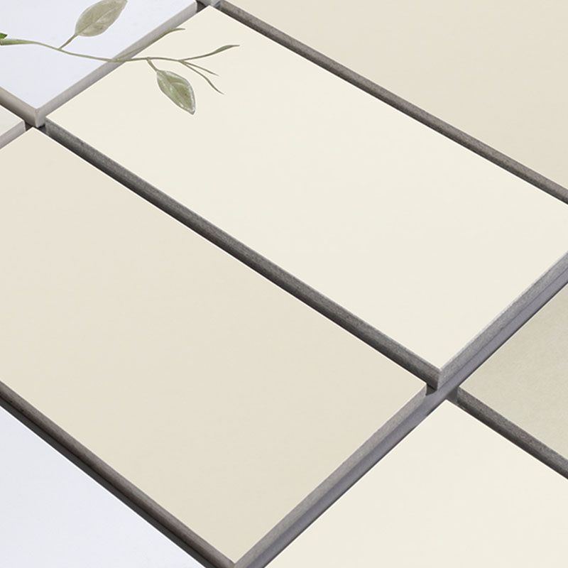 Pure Color Rectangle Floor Tile Straight Edge Floor Tile with Non-slip Clearhalo 'Floor Tiles & Wall Tiles' 'floor_tiles_wall_tiles' 'Flooring 'Home Improvement' 'home_improvement' 'home_improvement_floor_tiles_wall_tiles' Walls and Ceiling' 1200x1200_986bd340-d5d5-4f5f-a2c8-3ae89d1fc7cf