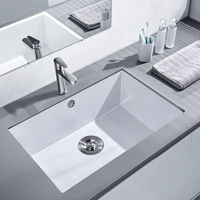 Quartz Kitchen Sink Rectangular Shape Kitchen Sink with Single Bowl Clearhalo 'Home Improvement' 'home_improvement' 'home_improvement_kitchen_sinks' 'Kitchen Remodel & Kitchen Fixtures' 'Kitchen Sinks & Faucet Components' 'Kitchen Sinks' 'kitchen_sinks' 1200x1200_986fbd94-eb16-40e3-a857-a265b6d84269