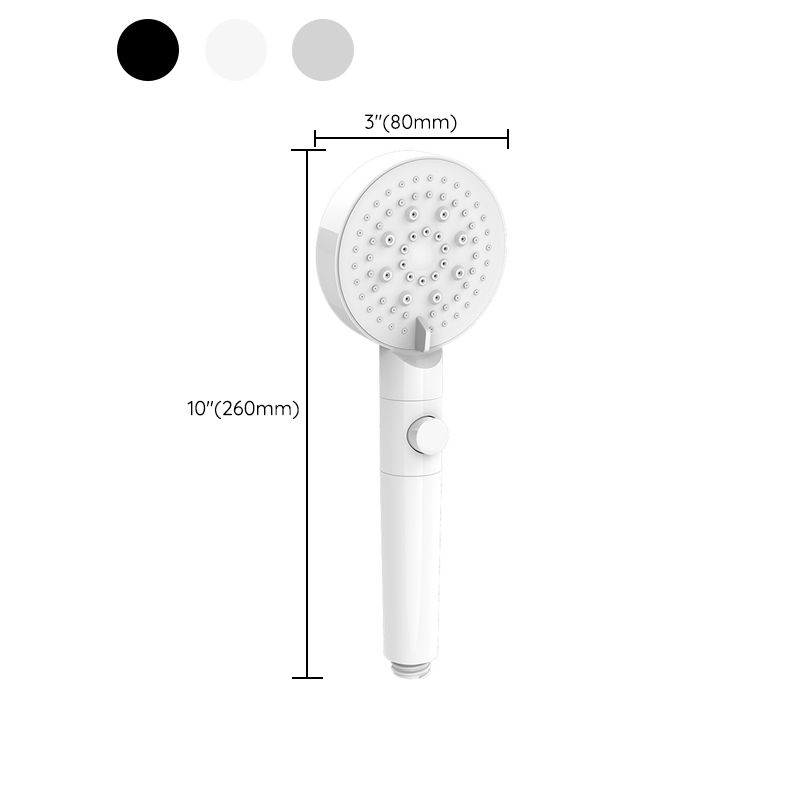 Modern Handheld Supercharged Shower Head Round Turbo Spray Head Clearhalo 'Bathroom Remodel & Bathroom Fixtures' 'Home Improvement' 'home_improvement' 'home_improvement_shower_heads' 'Shower Heads' 'shower_heads' 'Showers & Bathtubs Plumbing' 'Showers & Bathtubs' 1200x1200_98c247d6-ad89-47e8-a22f-c8d49dec6ae3