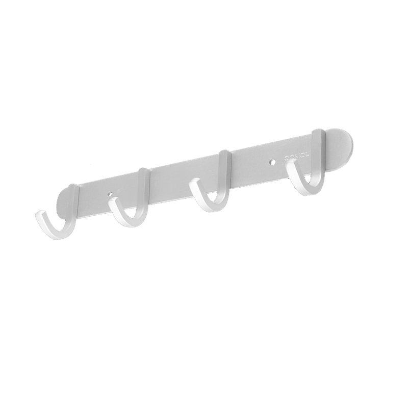 Contemporary Bathroom Accessory Set in Aluminum with Towel Bar/Bath Shelf Clearhalo 'Bathroom Hardware Sets' 'Bathroom Hardware' 'Bathroom Remodel & Bathroom Fixtures' 'bathroom_hardware_sets' 'Home Improvement' 'home_improvement' 'home_improvement_bathroom_hardware_sets' 1200x1200_98d9c651-dc20-4ec8-b0f4-6c1158351f8f