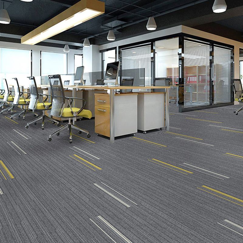 Level Loop Carpet Tile Non-Skid Self Adhesive Indoor Office Carpet Tiles Clearhalo 'Carpet Tiles & Carpet Squares' 'carpet_tiles_carpet_squares' 'Flooring 'Home Improvement' 'home_improvement' 'home_improvement_carpet_tiles_carpet_squares' Walls and Ceiling' 1200x1200_98f1553d-c08d-457c-8e78-e0a79bf82013