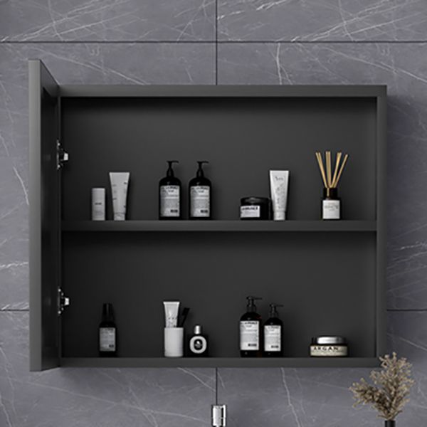 Glam Single-Sink Bathroom Vanity Dark Black Ceramic Rectangular Vanity Set Clearhalo 'Bathroom Remodel & Bathroom Fixtures' 'Bathroom Vanities' 'bathroom_vanities' 'Home Improvement' 'home_improvement' 'home_improvement_bathroom_vanities' 1200x1200_98fce879-cd06-43a5-a563-c805635d1c97