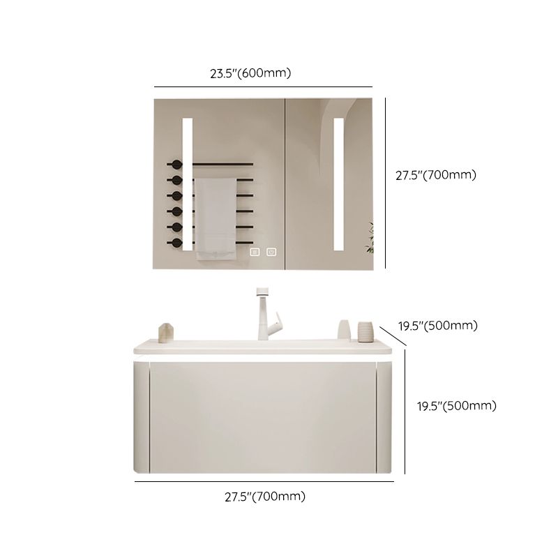 Stone Modern Mirror Included Bathroom Sink Vanity in White with Doors Drawers Clearhalo 'Bathroom Remodel & Bathroom Fixtures' 'Bathroom Vanities' 'bathroom_vanities' 'Home Improvement' 'home_improvement' 'home_improvement_bathroom_vanities' 1200x1200_9909e972-0efb-4bd7-b630-8a7f865775d2