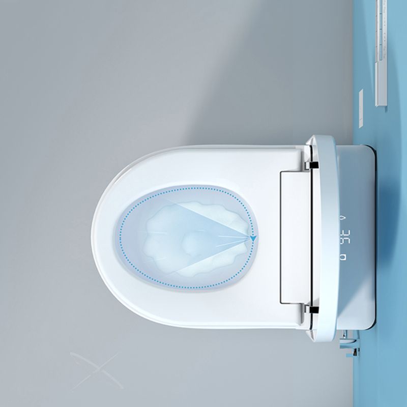 Minimalism Wall Mounted Bidet Foot Sensor White Temperature Control Clearhalo 'Bathroom Remodel & Bathroom Fixtures' 'Bidets' 'Home Improvement' 'home_improvement' 'home_improvement_bidets' 'Toilets & Bidets' 1200x1200_9924afac-4989-4889-ba38-945d43e03358