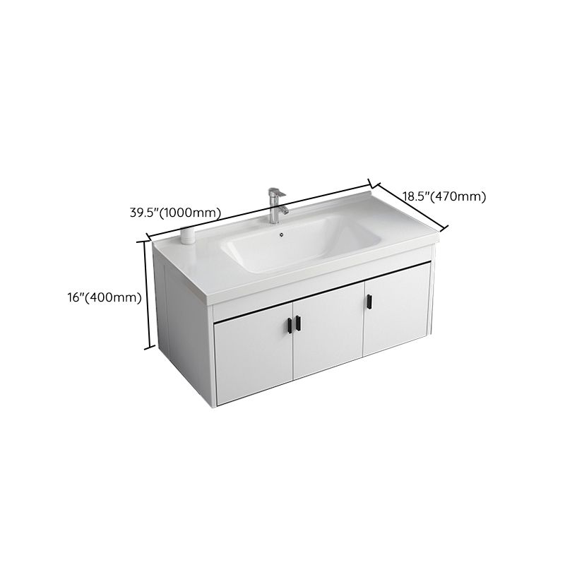 Ceramic Bathroom Sink Vanity Wall-Mounted Bathroom Sink Vanity with Faucet Included Clearhalo 'Bathroom Remodel & Bathroom Fixtures' 'Bathroom Vanities' 'bathroom_vanities' 'Home Improvement' 'home_improvement' 'home_improvement_bathroom_vanities' 1200x1200_996d3d3d-d429-4f4a-b864-b8053a074984