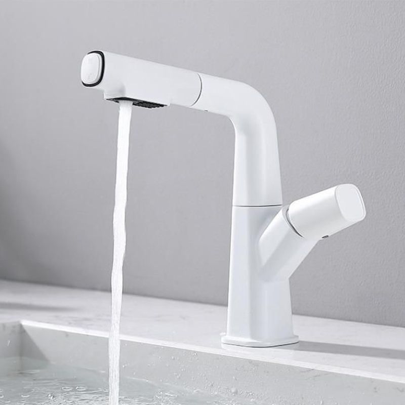 Vessel Sink Faucet Pull-out Bathroom Faucet with Single Knob Handle Clearhalo 'bathroom_sink_faucets' 'Conjunta de Baño y Conjunta de Grifo' 'Coronamiento de Baño y Dispositivo de Baño' 'Grifo del lavabo del baño' 'Hogar' 'home_improvement' 'home_improvement_bathroom_sink_faucets' 'Mejoras para el hogar' 1200x1200_99d367a1-3018-47cc-bd98-15690fca916b