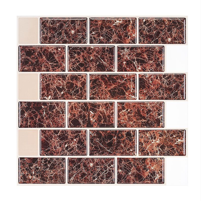 Pattern Matte Color Stone Peel and Paste Mosaic Tile Peel and Paste Tile Set of 2 Clearhalo 'Flooring 'Home Improvement' 'home_improvement' 'home_improvement_peel_stick_blacksplash' 'Peel & Stick Backsplash Tile' 'peel_stick_blacksplash' 'Walls & Ceilings' Walls and Ceiling' 1200x1200_9a08c97d-f23c-4efd-95c6-c2bb4f3f39c2