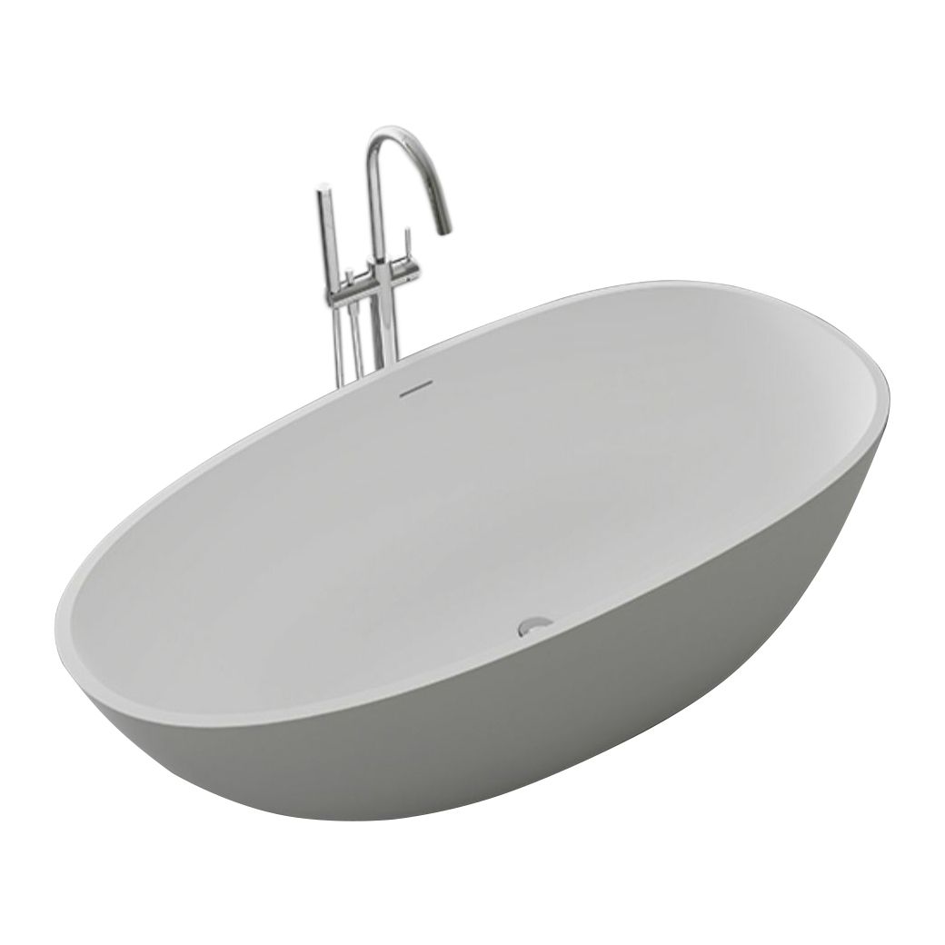 Modern Stone Soaking Bathtub Antique Finish Freestanding Bath Tub Clearhalo 'Bathroom Remodel & Bathroom Fixtures' 'Bathtubs' 'Home Improvement' 'home_improvement' 'home_improvement_bathtubs' 'Showers & Bathtubs' 1200x1200_9a1a2e4d-2743-4767-a641-e4af70e5e7b7