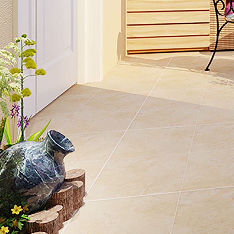 Square Floor Tile Straight Edge Slip Resistant Matte Tile for Balcony Clearhalo 'Floor Tiles & Wall Tiles' 'floor_tiles_wall_tiles' 'Flooring 'Home Improvement' 'home_improvement' 'home_improvement_floor_tiles_wall_tiles' Walls and Ceiling' 1200x1200_9a60f9f2-77c5-4366-85d6-0eb36e65a3fc