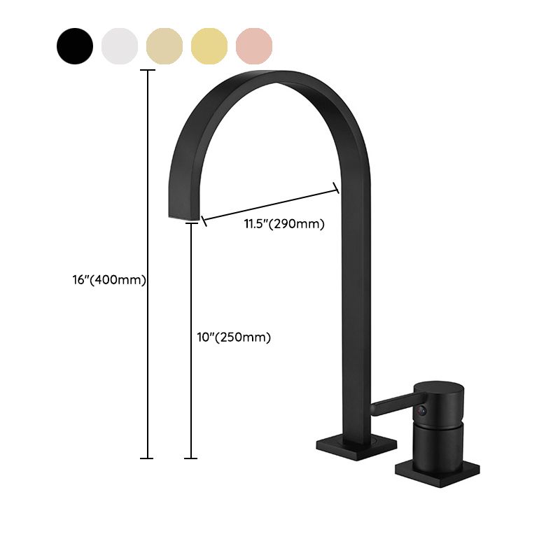 Single Handle Basin Faucet Contemporary Luxury Bathroom Faucet Clearhalo 'Bathroom Remodel & Bathroom Fixtures' 'Bathroom Sink Faucets' 'Bathroom Sinks & Faucet Components' 'bathroom_sink_faucets' 'Home Improvement' 'home_improvement' 'home_improvement_bathroom_sink_faucets' 1200x1200_9a7c2798-0f96-4a8c-822b-bc808050960b