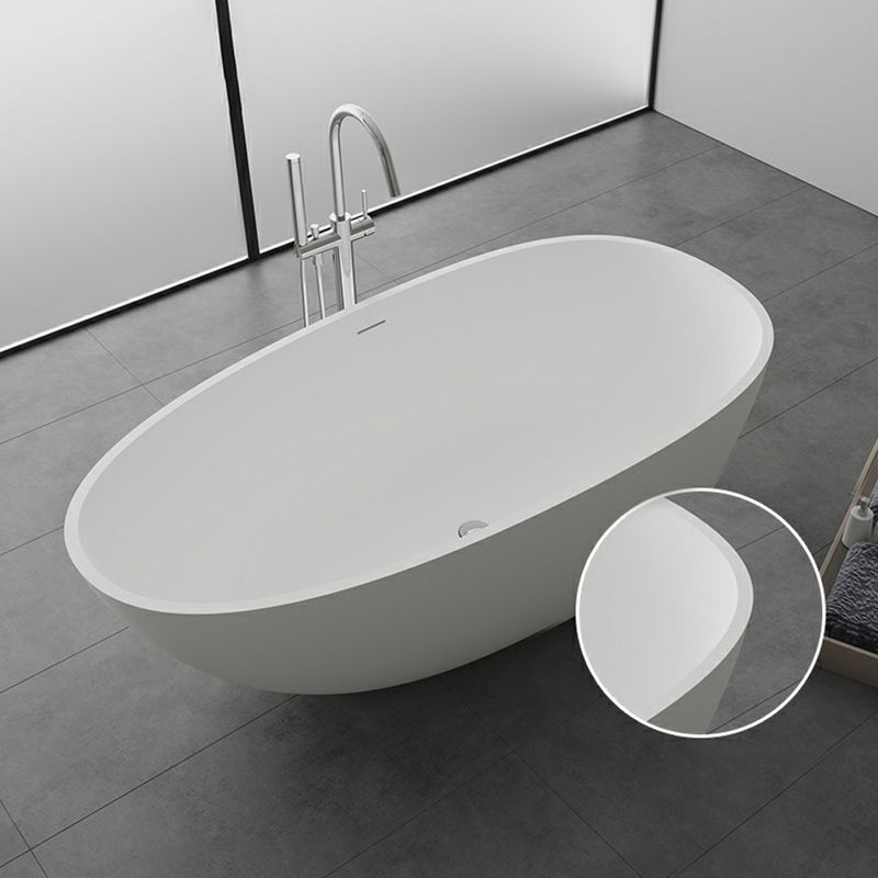 Modern Stone Soaking Bathtub Antique Finish Freestanding Bath Tub Clearhalo 'Bathroom Remodel & Bathroom Fixtures' 'Bathtubs' 'Home Improvement' 'home_improvement' 'home_improvement_bathtubs' 'Showers & Bathtubs' 1200x1200_9ad94f4d-8fac-4329-ae2c-e43bab8e0dfa