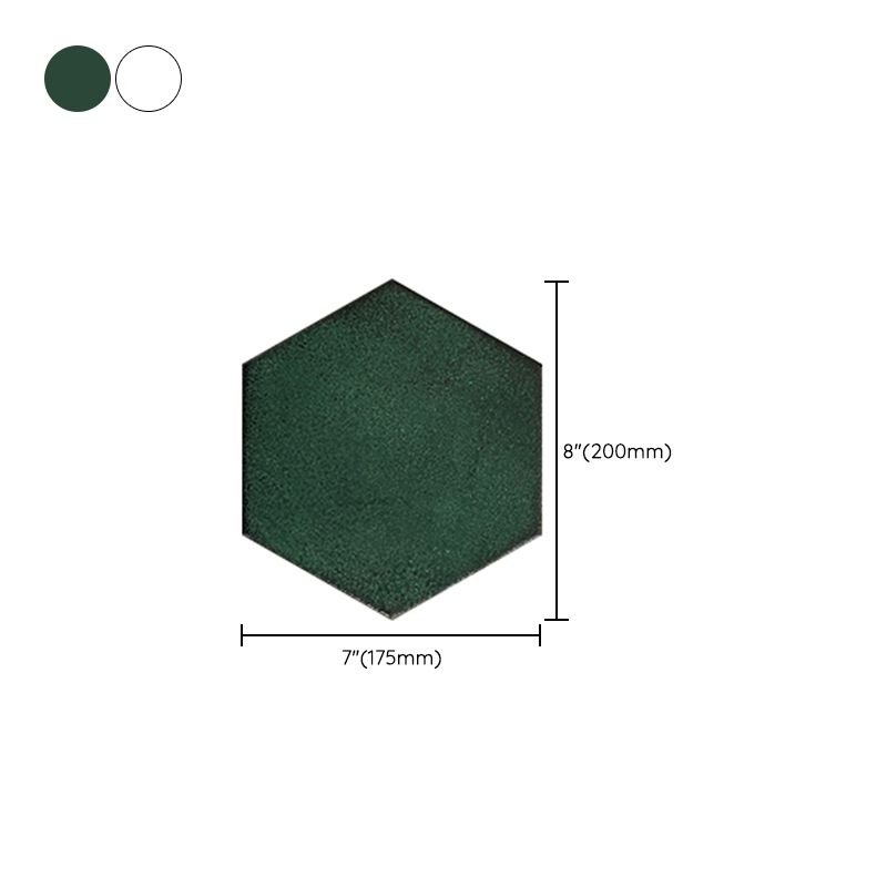 Porcelain Singular Tile Hexagon Shape Floor and Wall Tile with No Pattern Clearhalo 'Floor Tiles & Wall Tiles' 'floor_tiles_wall_tiles' 'Flooring 'Home Improvement' 'home_improvement' 'home_improvement_floor_tiles_wall_tiles' Walls and Ceiling' 1200x1200_9af5c9bc-b434-4426-8873-ffc91965c6b8