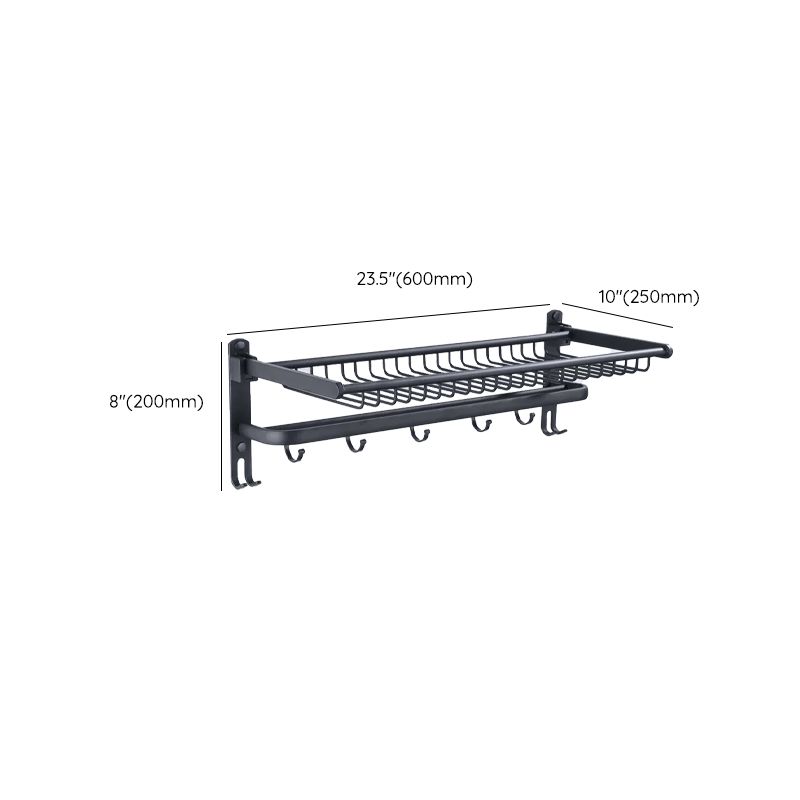 Modern Bathroom Hardware Paper Holder Bath Shelf Bathroom Accessory Kit Clearhalo 'Bathroom Hardware Sets' 'Bathroom Hardware' 'Bathroom Remodel & Bathroom Fixtures' 'bathroom_hardware_sets' 'Home Improvement' 'home_improvement' 'home_improvement_bathroom_hardware_sets' 1200x1200_9afc9613-21d2-4d1f-bd83-3fcb12413dd6