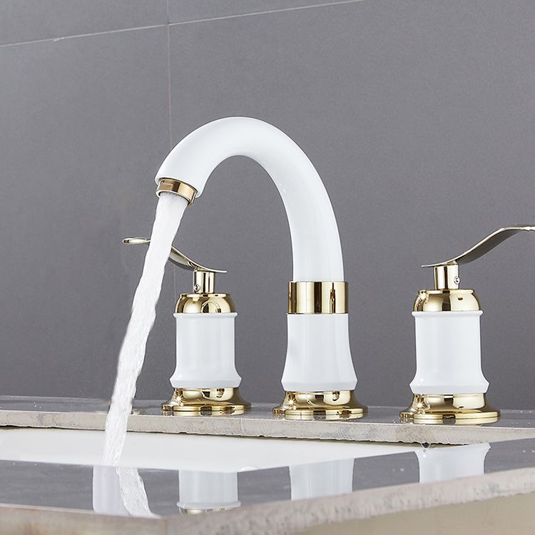 Contemporary Vessel Faucet Copper 2 Handles Low Arc Vessel Faucet for Home Clearhalo 'bathroom_sink_faucets' 'Conjunta de Baño y Conjunta de Grifo' 'Coronamiento de Baño y Dispositivo de Baño' 'Grifo del lavabo del baño' 'Hogar' 'home_improvement' 'home_improvement_bathroom_sink_faucets' 'Mejoras para el hogar' 1200x1200_9b13d5c9-36b4-4e30-834c-312de0fee87b