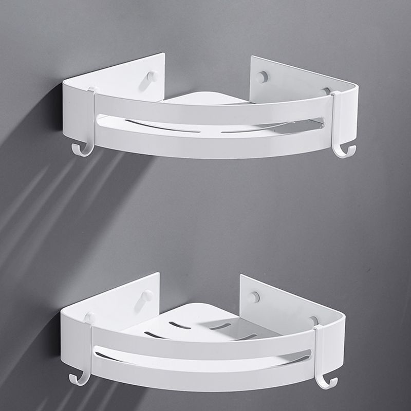 Modern Bathroom Accessory Kit White Bathroom Hardware, Bath Shelf Clearhalo 'Bathroom Hardware Sets' 'Bathroom Hardware' 'Bathroom Remodel & Bathroom Fixtures' 'bathroom_hardware_sets' 'Home Improvement' 'home_improvement' 'home_improvement_bathroom_hardware_sets' 1200x1200_9b2e778d-1fef-45cb-b98d-3147fae84465