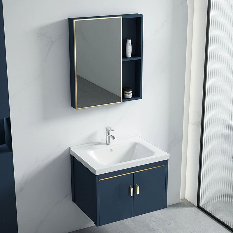 Wall Mount Sink Included Bath Vanity with Faucet for Bathroom Clearhalo 'Bathroom Remodel & Bathroom Fixtures' 'Bathroom Vanities' 'bathroom_vanities' 'Home Improvement' 'home_improvement' 'home_improvement_bathroom_vanities' 1200x1200_9b66c2a5-90f4-4b0c-8e40-616a78eaacb6