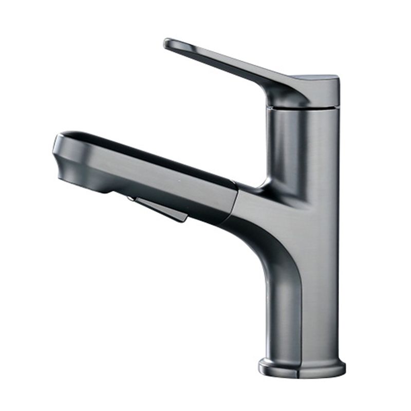 Contemporary Style Centerset Faucets Bathroom Faucets with Lever Handle Clearhalo 'Bathroom Remodel & Bathroom Fixtures' 'Bathroom Sink Faucets' 'Bathroom Sinks & Faucet Components' 'bathroom_sink_faucets' 'Home Improvement' 'home_improvement' 'home_improvement_bathroom_sink_faucets' 1200x1200_9bf03509-3282-4806-b645-df5f671731ff