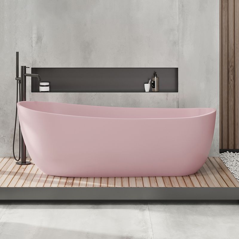 Antique Finish Soaking Modern Bathtub Stand Alone Oval Bath Tub Clearhalo 'Bathroom Remodel & Bathroom Fixtures' 'Bathtubs' 'Home Improvement' 'home_improvement' 'home_improvement_bathtubs' 'Showers & Bathtubs' 1200x1200_9c15f695-d193-48ec-89fd-52a146fdd2f8