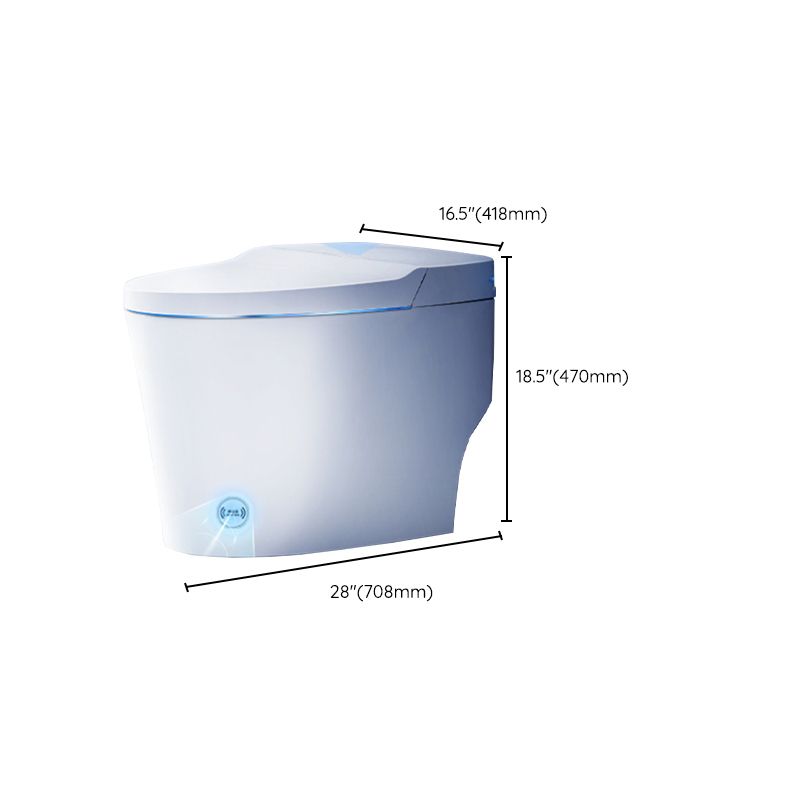 Vitreous China Smart Bidet Remote Control Included Floor Standing Bidet Clearhalo 'Bathroom Remodel & Bathroom Fixtures' 'Bidets' 'Home Improvement' 'home_improvement' 'home_improvement_bidets' 'Toilets & Bidets' 1200x1200_9c31b6cb-7050-4463-abce-a05ba08febd8