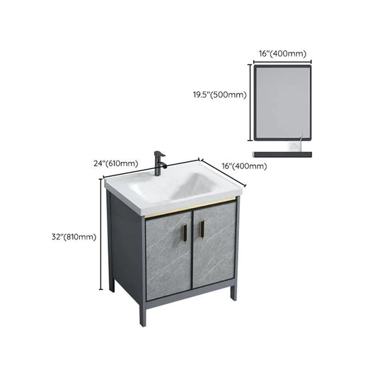 Modern Bathroom Sink Vanity Freestanding Faucet Included Bathroom Vanity Set Clearhalo 'Bathroom Remodel & Bathroom Fixtures' 'Bathroom Vanities' 'bathroom_vanities' 'Home Improvement' 'home_improvement' 'home_improvement_bathroom_vanities' 1200x1200_9c36ac44-adf9-4fa1-9421-da538e8efe81