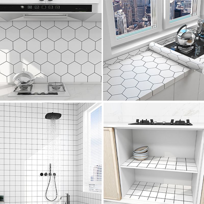 Modern Mosaic Tile Smooth Peel & Stick Backsplash Wallpaper for Kitchen Clearhalo 'Flooring 'Home Improvement' 'home_improvement' 'home_improvement_peel_stick_blacksplash' 'Peel & Stick Backsplash Tile' 'peel_stick_blacksplash' 'Walls & Ceilings' Walls and Ceiling' 1200x1200_9c39219f-d828-4998-830f-8aa002a16d9a