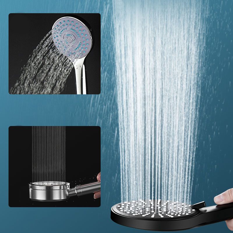 ABS Plastic Handheld Shower Head High Flow 5-Spray Patterns Wall-Mount Showerhead Clearhalo 'Bathroom Remodel & Bathroom Fixtures' 'Home Improvement' 'home_improvement' 'home_improvement_shower_heads' 'Shower Heads' 'shower_heads' 'Showers & Bathtubs Plumbing' 'Showers & Bathtubs' 1200x1200_9c4f3684-7a73-463d-8522-fb79e09214f6