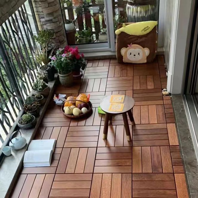 Interlocking Deck Tiles Wood Deck Flooring Tiles for Outdoor Patio Clearhalo 'Home Improvement' 'home_improvement' 'home_improvement_outdoor_deck_tiles_planks' 'Outdoor Deck Tiles & Planks' 'Outdoor Flooring & Tile' 'Outdoor Remodel' 'outdoor_deck_tiles_planks' 1200x1200_9c64288d-51d7-4258-8ce5-0221902cdea6