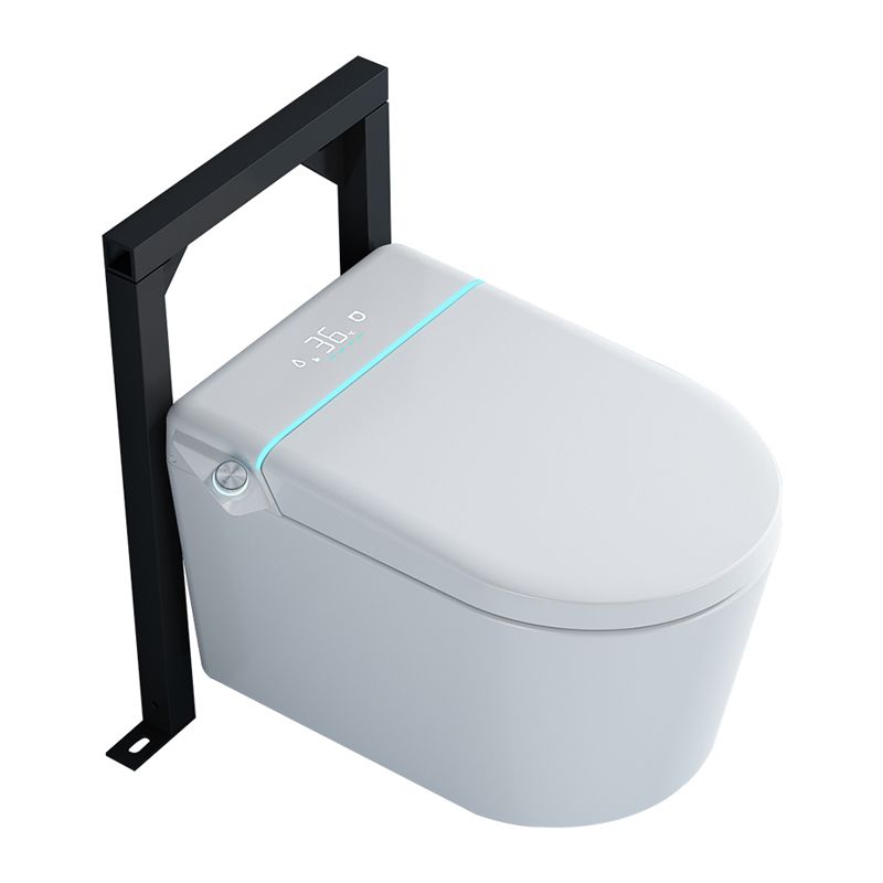 Elongated Wall Hung Toilet Set Temperature Control Wall Mounted Bidet Clearhalo 'Bathroom Remodel & Bathroom Fixtures' 'Bidets' 'Home Improvement' 'home_improvement' 'home_improvement_bidets' 'Toilets & Bidets' 1200x1200_9c78393f-7758-41f0-94ee-da3d738b263e