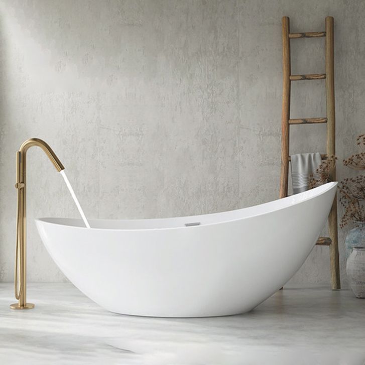 Oval Flat Bottom Soaking Bathtub Antique Finish Modern Bathtub (Board not Included) Clearhalo 'Bathroom Remodel & Bathroom Fixtures' 'Bathtubs' 'Home Improvement' 'home_improvement' 'home_improvement_bathtubs' 'Showers & Bathtubs' 1200x1200_9cf74929-8934-4a4c-9f80-550aa07dff67