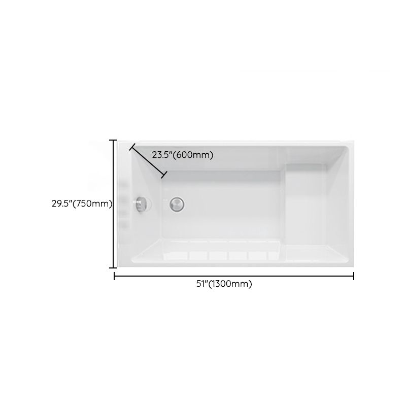 Soaking Bathtub Antique Finish Rectangular Back to Wall Bath Tub Clearhalo 'Bathroom Remodel & Bathroom Fixtures' 'Bathtubs' 'Home Improvement' 'home_improvement' 'home_improvement_bathtubs' 'Showers & Bathtubs' 1200x1200_9d0e865e-cfd2-4626-98b0-c338c5d15536