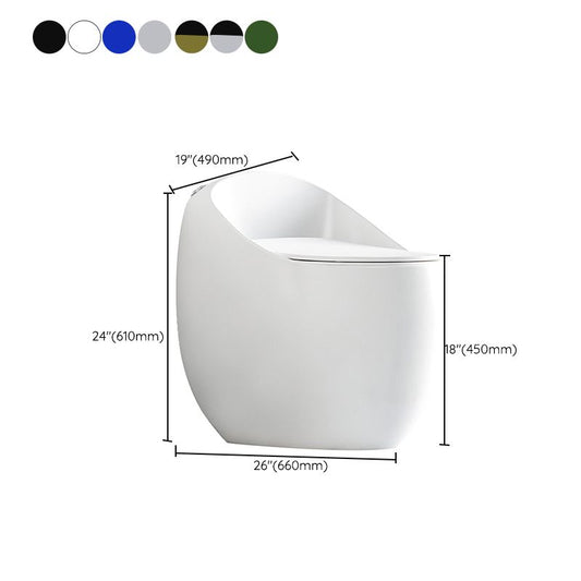 Contemporary 1 Piece Flush Toilet Floor Mounted Toilet Bowl for Bathroom Clearhalo 'Bathroom Remodel & Bathroom Fixtures' 'Home Improvement' 'home_improvement' 'home_improvement_toilets' 'Toilets & Bidets' 'Toilets' 1200x1200_9d208c4a-b819-4fdd-a572-f3d0132f22f6