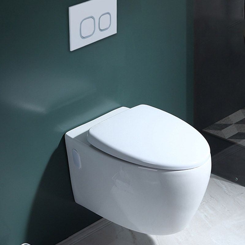 Modern Concealed Tank Toilet Skirted Ceramic Wall Hung Flush Toilet with Seat Clearhalo 'Bathroom Remodel & Bathroom Fixtures' 'Home Improvement' 'home_improvement' 'home_improvement_toilets' 'Toilets & Bidets' 'Toilets' 1200x1200_9d20e13c-acad-41b0-8a7d-e64d21ea144d