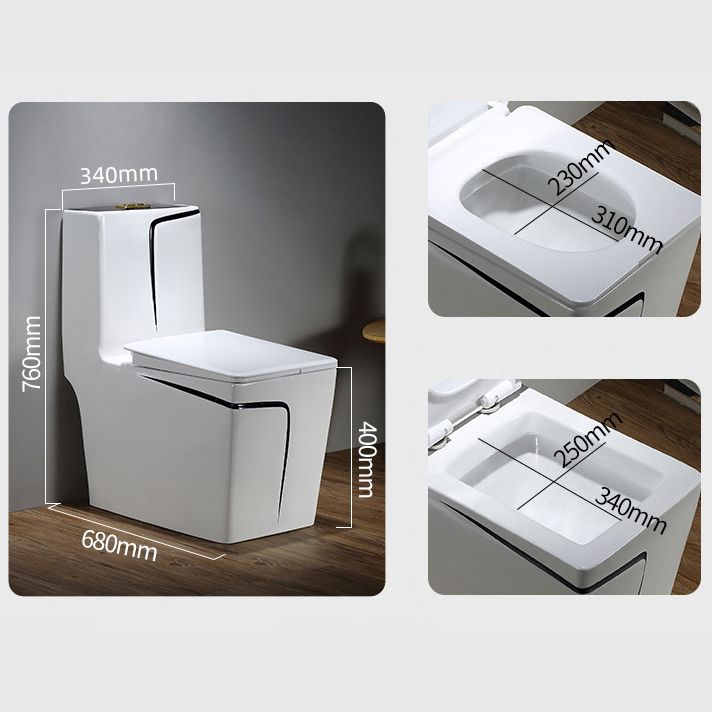 Floor Mount Flush Toilet Skirted Traditional One-Piece Toilet with Slow Close Seat Clearhalo 'Bathroom Remodel & Bathroom Fixtures' 'Home Improvement' 'home_improvement' 'home_improvement_toilets' 'Toilets & Bidets' 'Toilets' 1200x1200_9d42d5a4-01be-49fb-8eb1-bf4a4aaade33