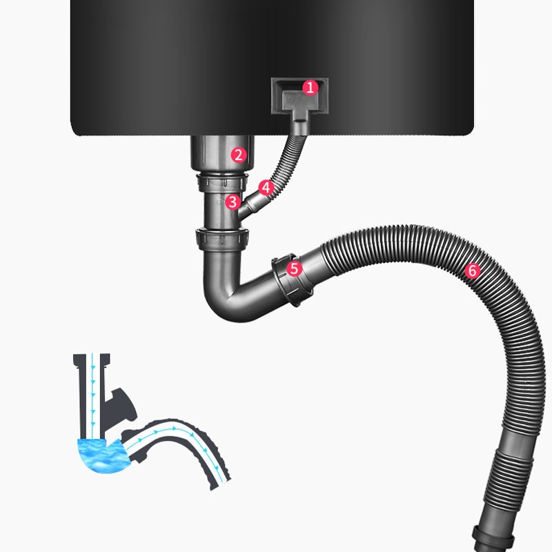 Modern Style Kitchen Sink Undermount Noise-cancelling Design Kitchen Sink Clearhalo 'Home Improvement' 'home_improvement' 'home_improvement_kitchen_sinks' 'Kitchen Remodel & Kitchen Fixtures' 'Kitchen Sinks & Faucet Components' 'Kitchen Sinks' 'kitchen_sinks' 1200x1200_9d825e5f-471a-4189-8694-bd67a8a23cf2