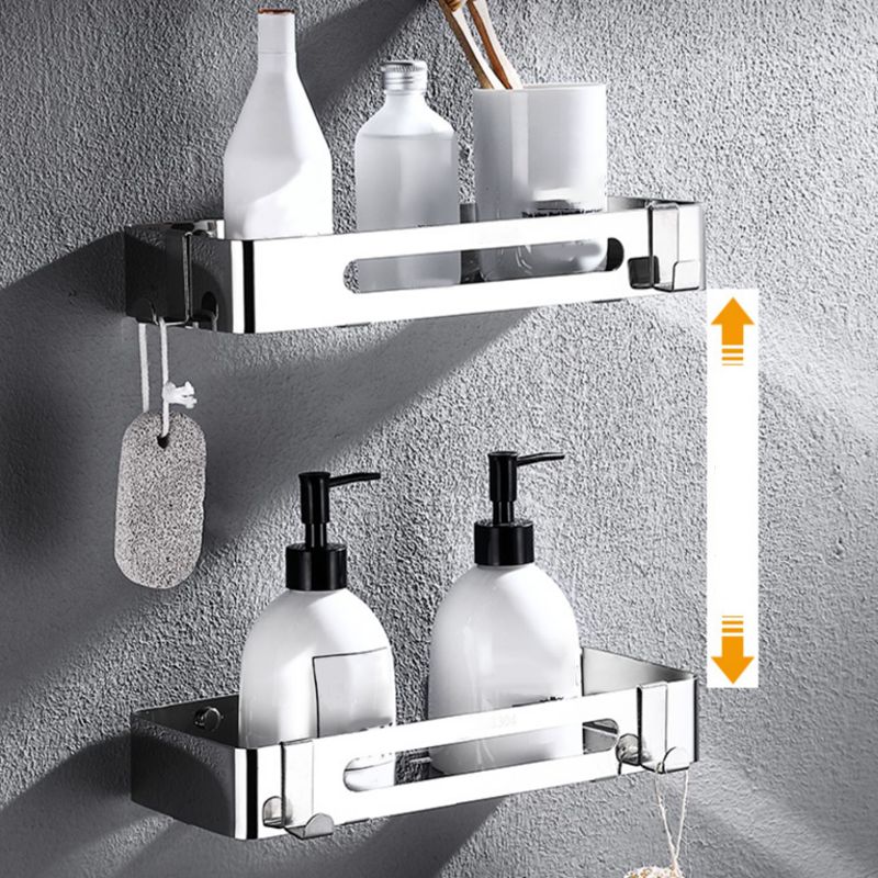 Modern Stainless Steel Bath Shelf Paper Holder Bathroom Accessory Kit Clearhalo 'Bathroom Hardware Sets' 'Bathroom Hardware' 'Bathroom Remodel & Bathroom Fixtures' 'bathroom_hardware_sets' 'Home Improvement' 'home_improvement' 'home_improvement_bathroom_hardware_sets' 1200x1200_9d927857-2763-4bd5-b6f6-c4fea7abc289