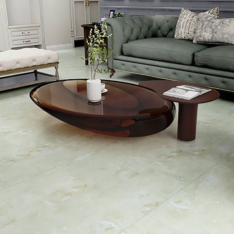 Modern Indoor Vinyl Flooring Marble Print Square PVC Vinyl Flooring Clearhalo 'Flooring 'Home Improvement' 'home_improvement' 'home_improvement_vinyl_flooring' 'Vinyl Flooring' 'vinyl_flooring' Walls and Ceiling' 1200x1200_9dc1d7f1-ace4-4f26-8bdb-00df2ef1c47a